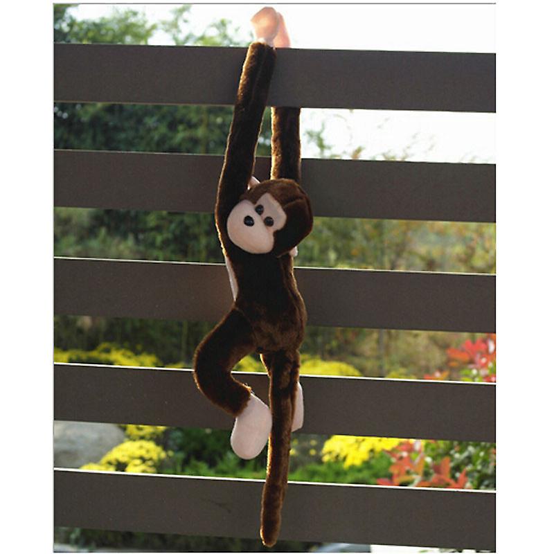 Venta Internacional - Muñeca De Peluche Screech Monkey Gibbons Para Niños De 54 Cm, Color Café