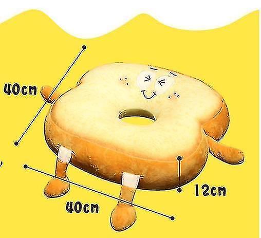Foto 3 | Venta Internacional - Muñeca De Peluche De Peluche, Tosta De Pan Rebanado, 40 Cm
