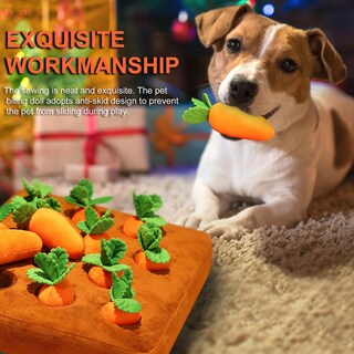 Foto 1 | Venta Internacional - Alfombrilla De Peluche Con Forma De Zanahoria Para Perros