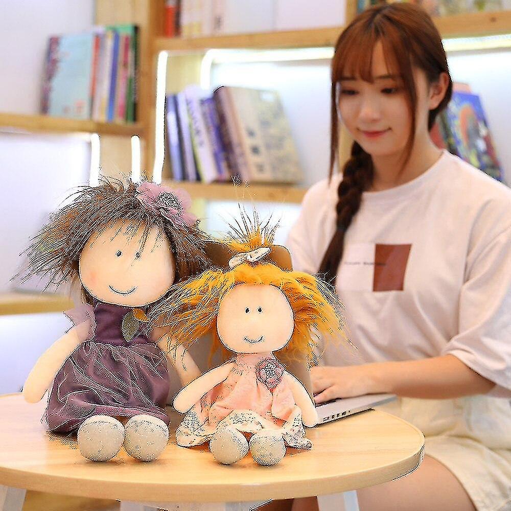 Foto 3 pulgar | Venta Internacional - Muñeca De Peluche Hermana Pequeña De 45 Cm Con Pelo Rubio Y Falda Rosa
