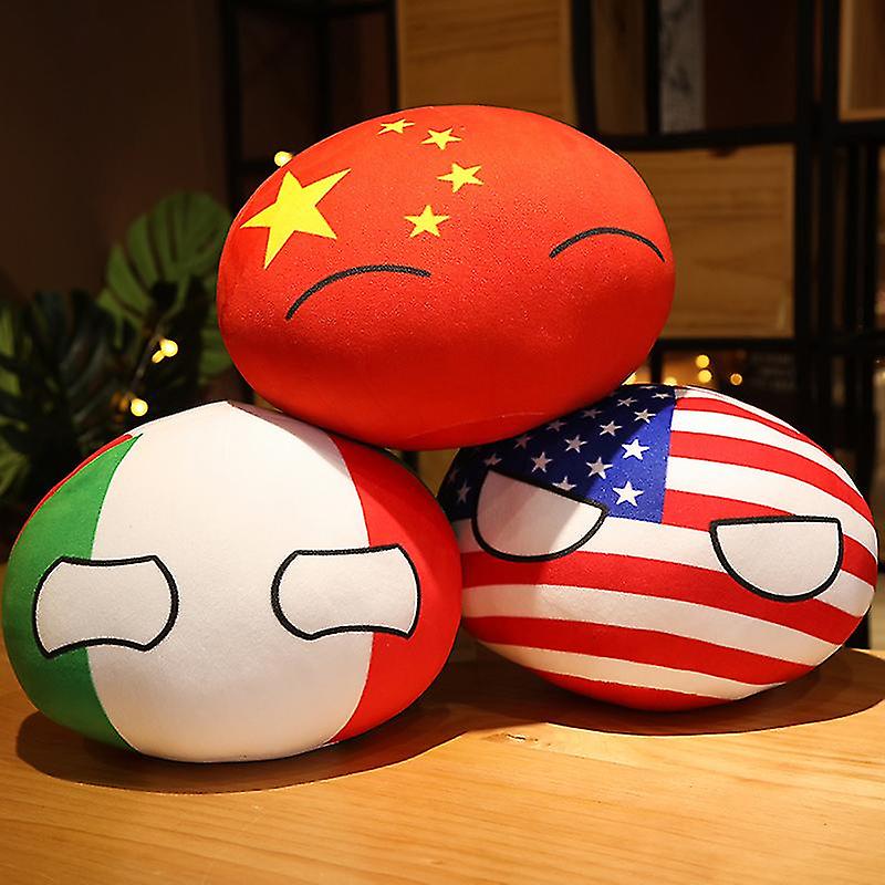 Foto 3 pulgar | Venta Internacional - Pelota Colgante De Peluche Con Bandera Nacional De Polonia, 10-40 Cm