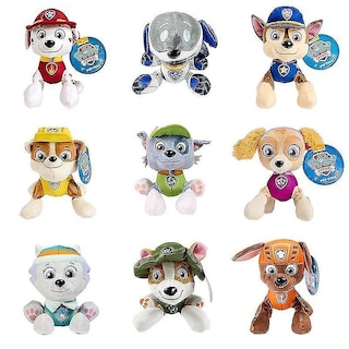 Foto 2 | Venta Internacional - (2) Peluche De 20 Cm De La Patrulla Canina: Ryder, Marshall, Chase, Skye