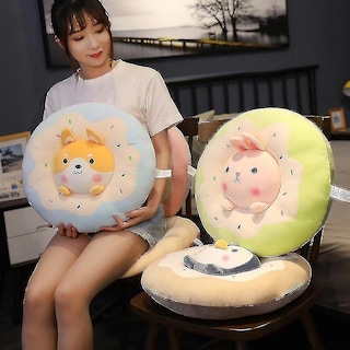 Foto 3 | Venta Internacional - Almohada De Felpa Con Forma Redonda De Rosquillas, 40 Cm, Forma Redonda, Pingüino Shiba Inu Rabbi