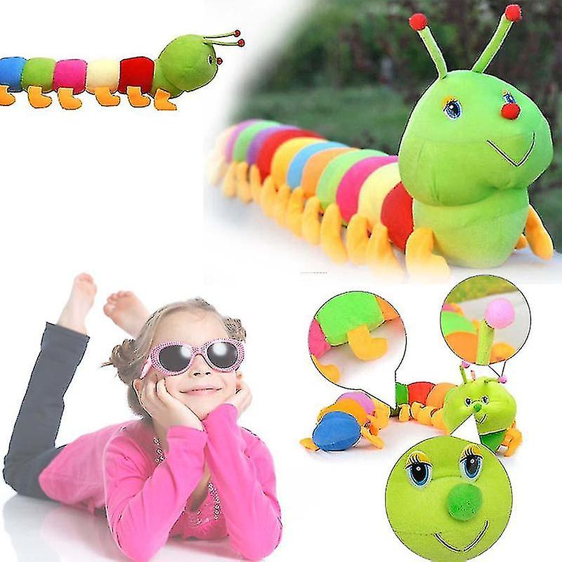 Foto 6 pulgar | Venta Internacional - Muñeca De Peluche Con Forma De Oruga, 50 Cm, Para Niños Y Adultos