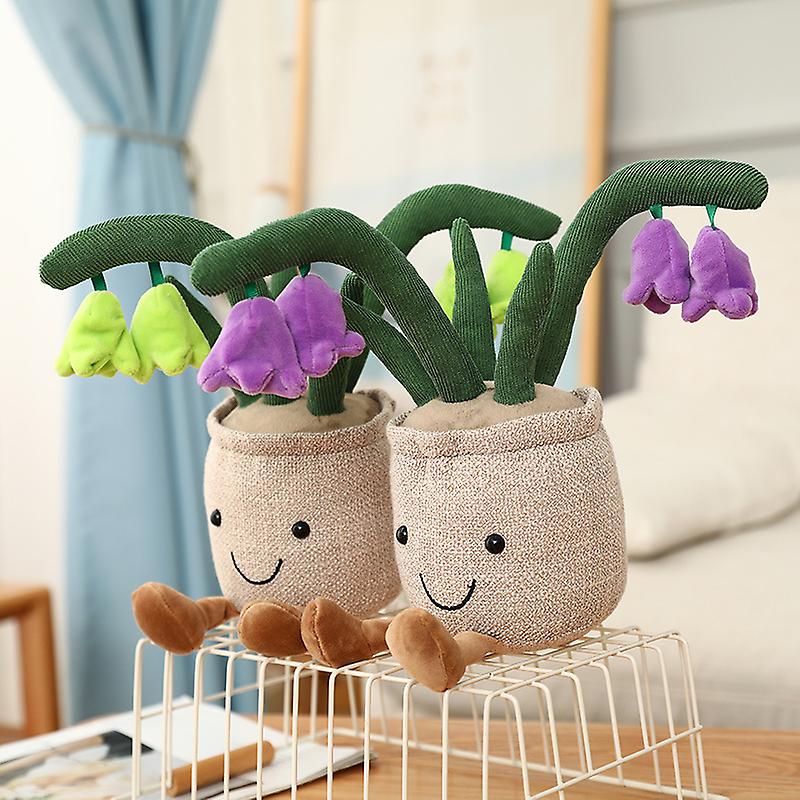 Foto 4 | Venta Internacional - Juguete De Peluche Con Forma De Campanilla Realista, En Maceta, 25 Cm