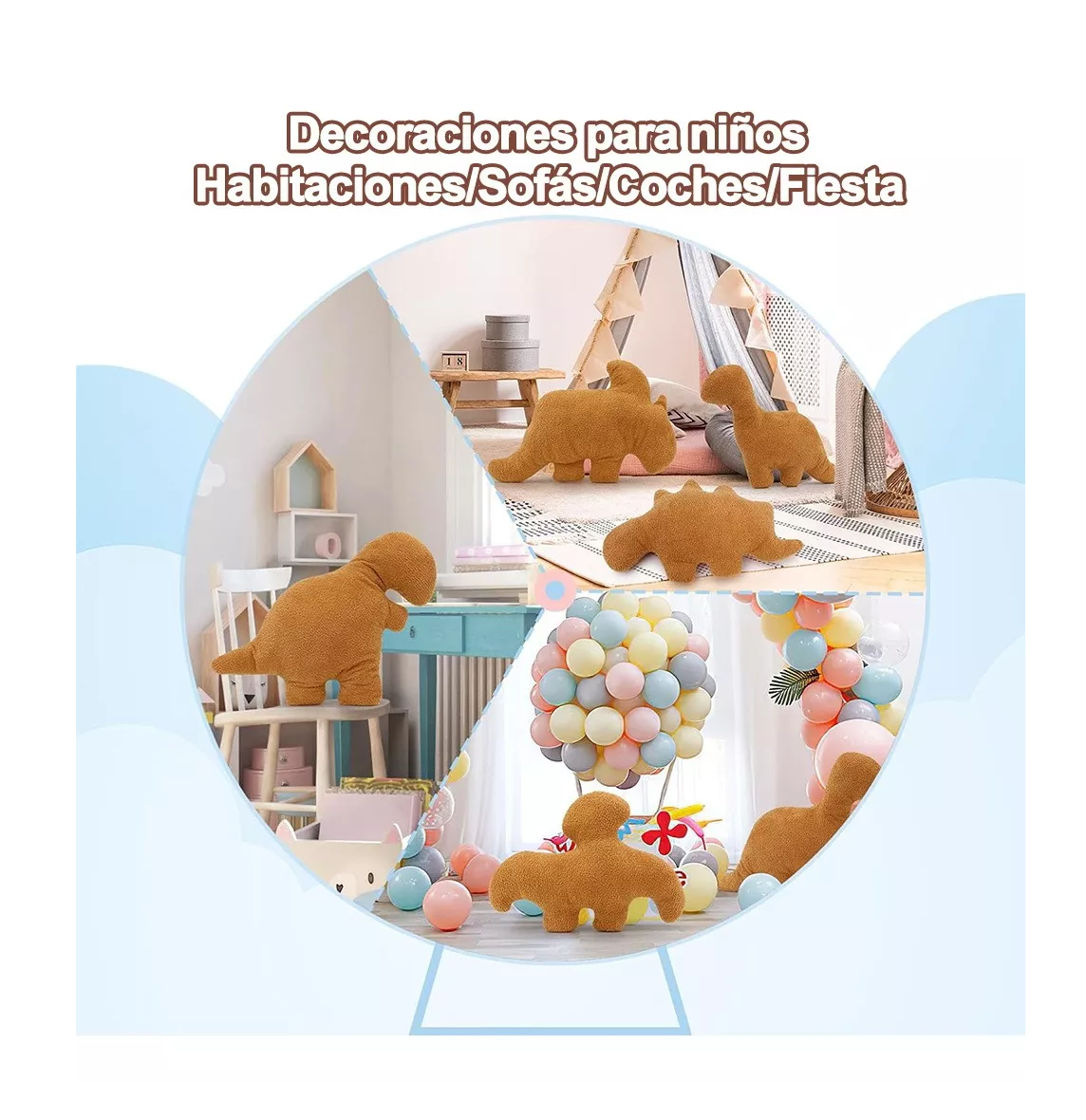 Foto 5 | Juguete De Peluche Dinosaur Chicken Nugget Café