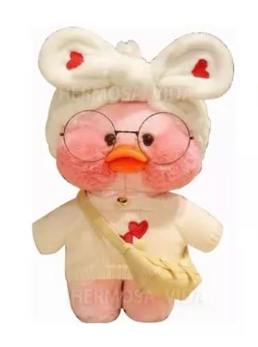 Patito de Peluche Rosa