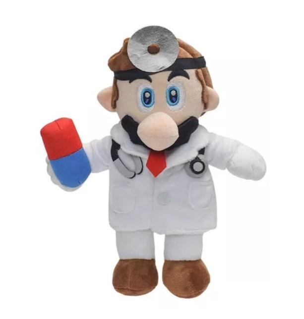 Peluche Nintendo Doctor Dr Mario Super Mario Bros 23 Cm