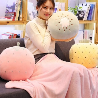 Foto 3 | Set De Juguetes De Peluche Con Fruta, Piña Y Fresa Para Niños De 0 A 15 Años - Venta Internacional.