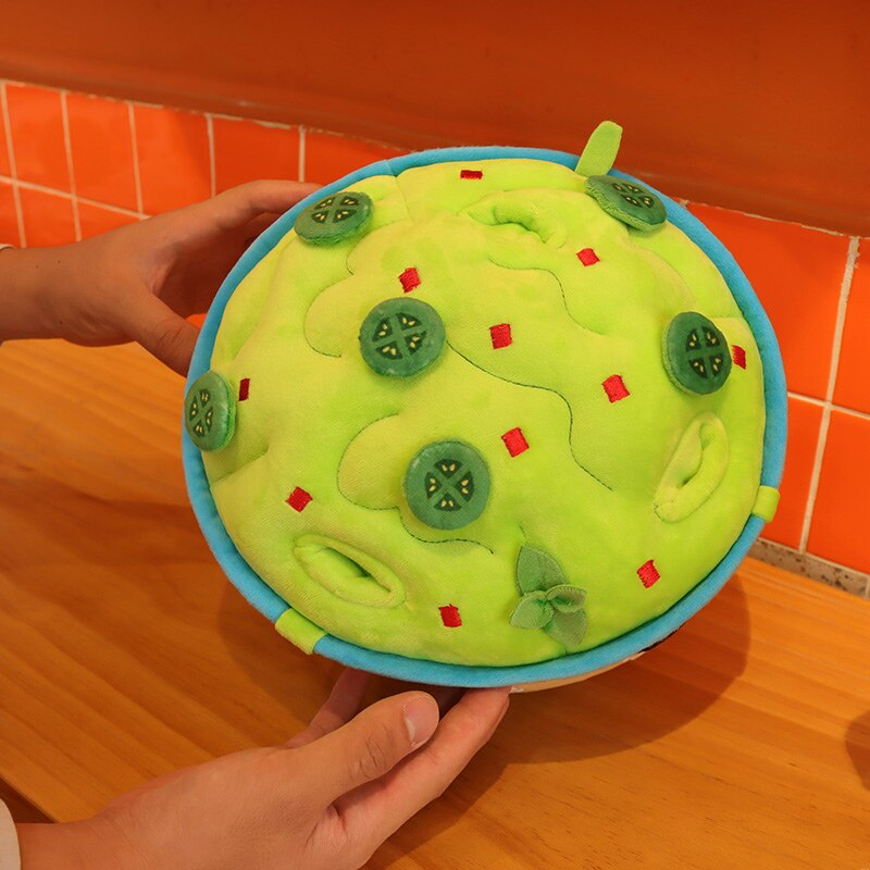 Foto 6 pulgar | Almohada De Felpa Con Forma De Galleta Y Forma Divertida De Ensalada De 30 Cm Para Niños Mayores De  - Venta Interna
