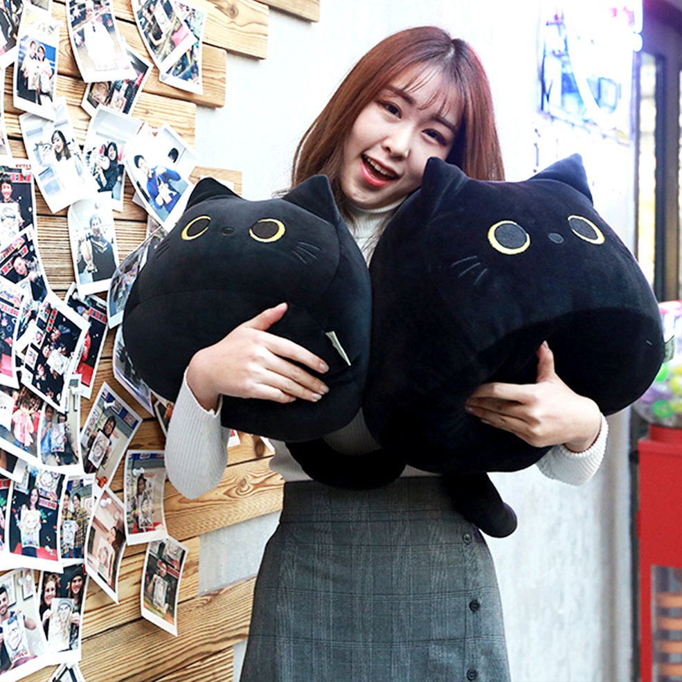 Foto 4 | Peluche Black Cat Creative Para Regalo Del Día Del Niño - Venta Internacional.