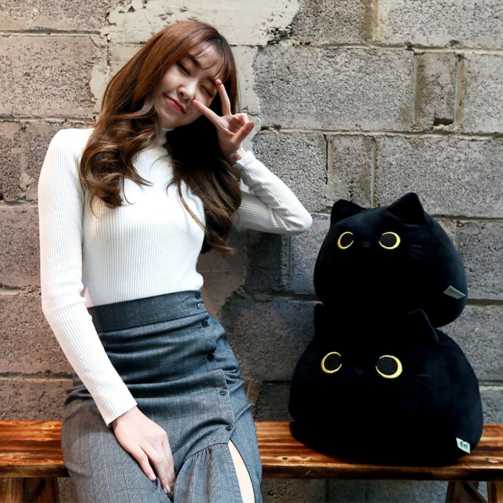 Foto 5 | Peluche Black Cat Creative Para Regalo Del Día Del Niño - Venta Internacional.