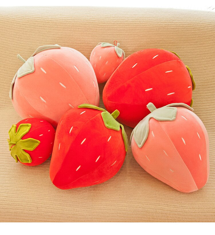Foto 5 pulgar | Almohada De Felpa League Of Loveliness Lol Strawberry 50 Cm - Venta Internacional.