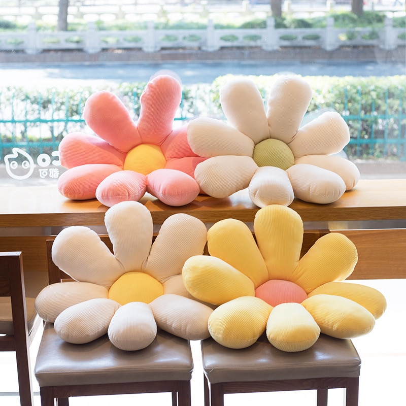 Foto 3 pulgar | Cojín De Peluche Con Pétalos, Estilo Nórdico, Supersuave, 60 Cm - Venta Internacional.