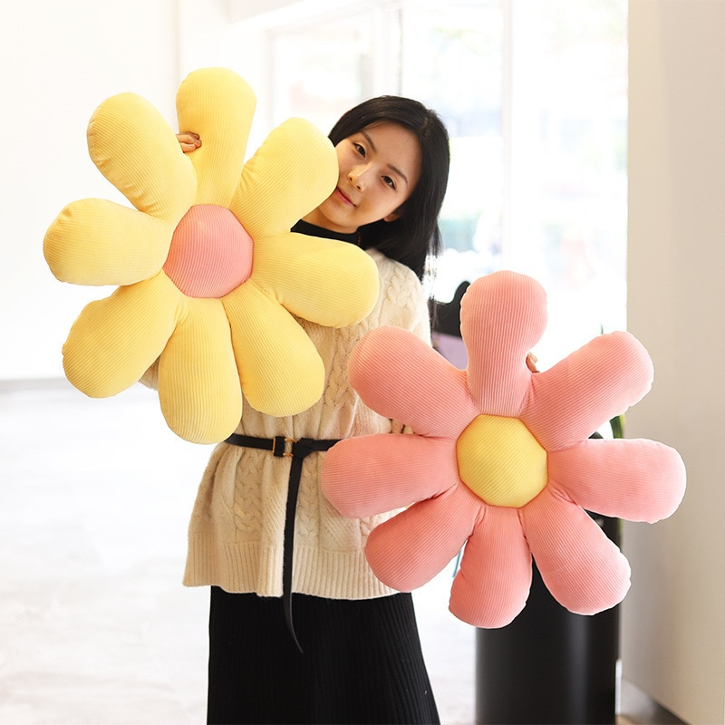 Foto 5 pulgar | Cojín De Peluche Con Pétalos, Estilo Nórdico, Supersuave, 60 Cm - Venta Internacional.