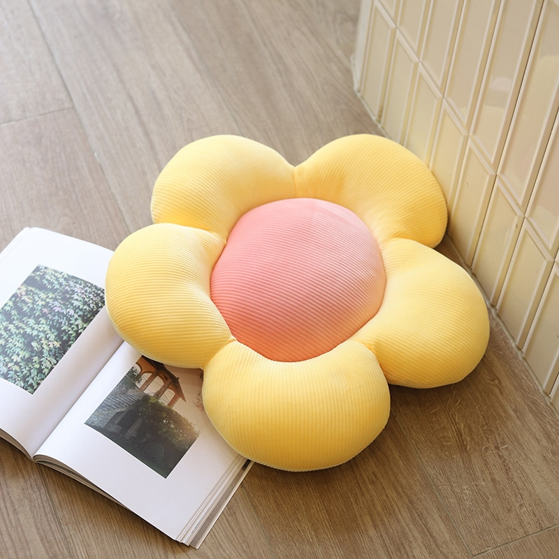 Cojín De Asiento Flower Peach Blossom - Venta Internacional.