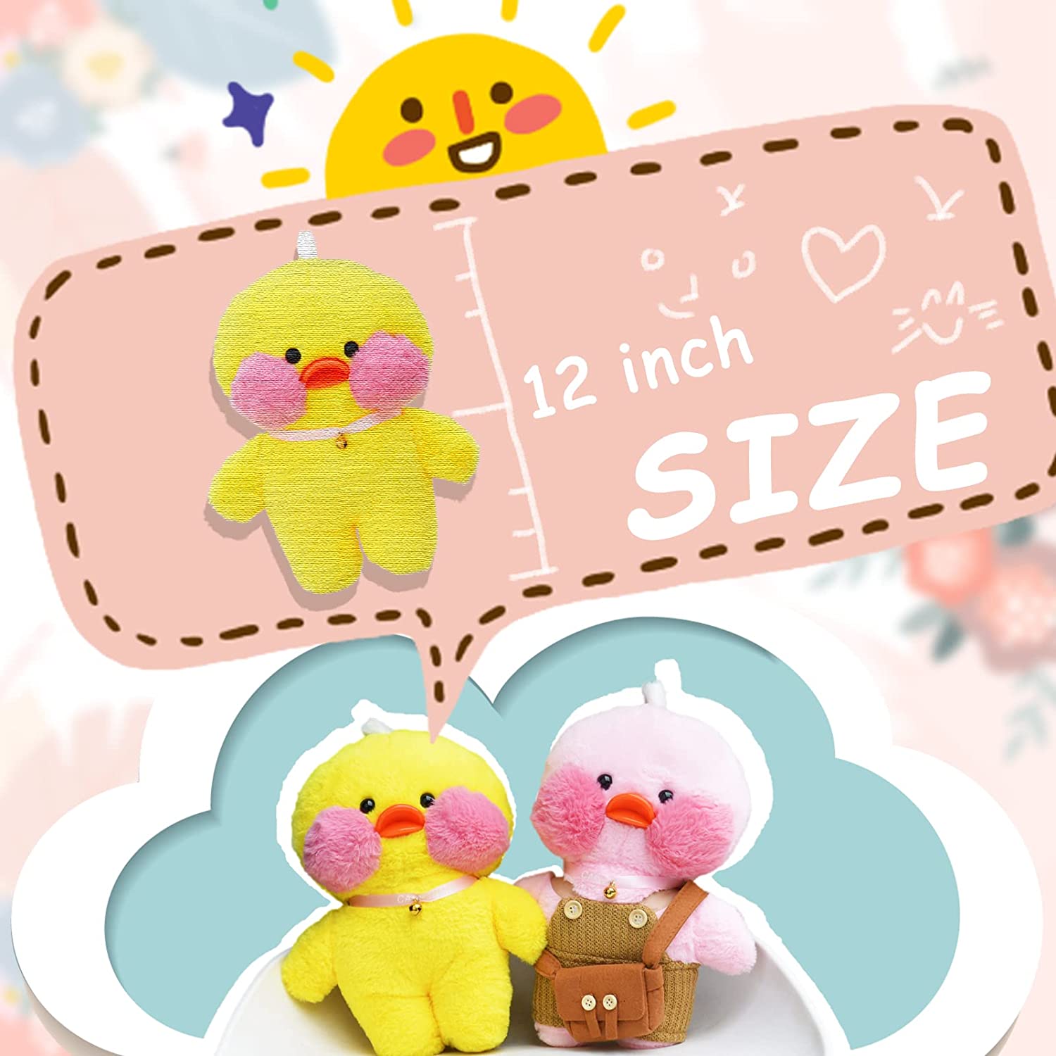 Foto 5 pulgar | Peluche Con Forma De Pato Lalafanfan Con Accesorios, 30 Cm Y Más De 3 Años - Venta Internacional.