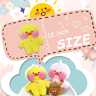 Foto 4 | Peluche Con Forma De Pato Lalafanfan Con Accesorios, 30 Cm Y Más De 3 Años - Venta Internacional.