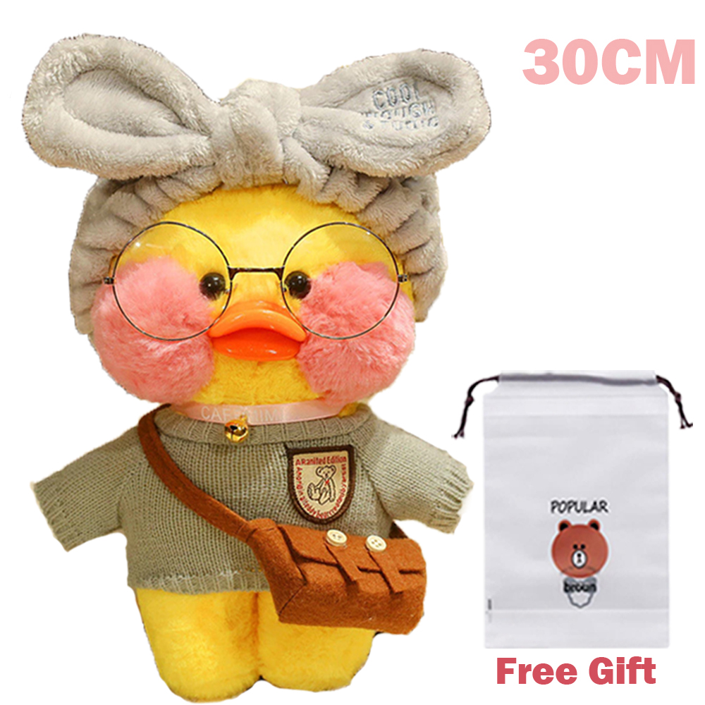Foto 6 pulgar | Peluche Con Forma De Pato Lalafanfan Con Accesorios, 30 Cm Y Más De 3 Años - Venta Internacional.
