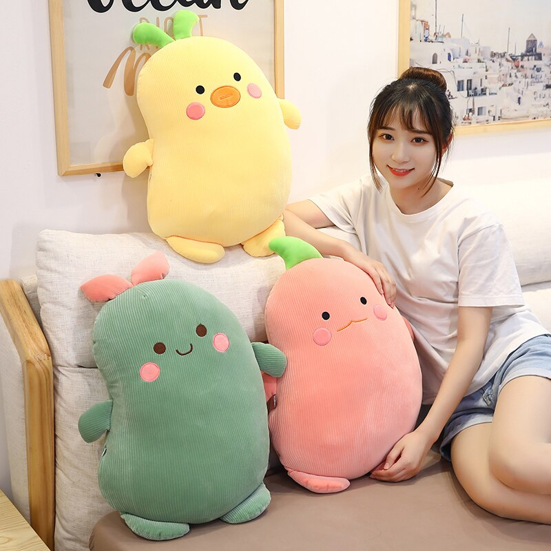 Foto 5 pulgar | Almohada Para Dormir Plush Toy Pea Pod, 45/55 Cm, Para Niños Y Adultos - Venta Internacional.