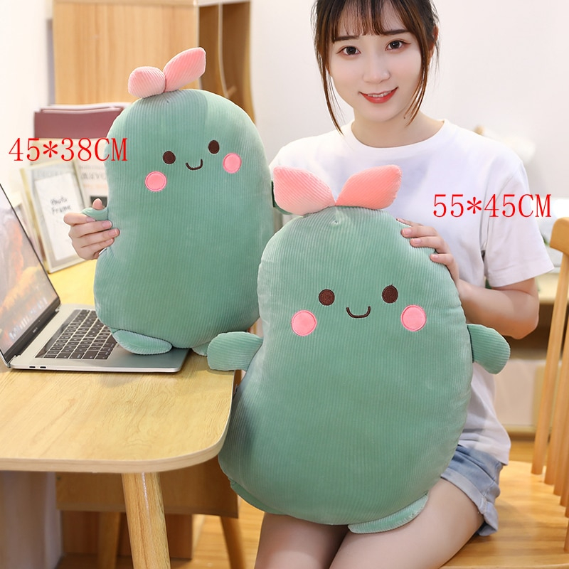 Foto 6 pulgar | Almohada Para Dormir Plush Toy Pea Pod, 45/55 Cm, Para Niños Y Adultos - Venta Internacional.