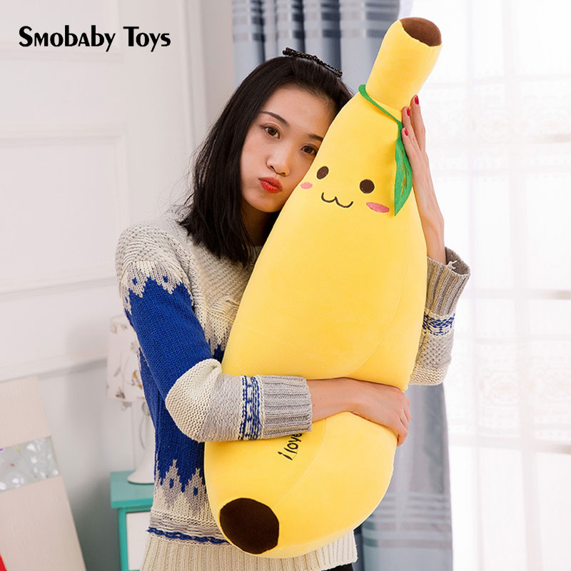 Juguete De Peluche Banana Fruit Series, 80 Cm, Suave, Para Bebés De 5 Años O Más - Venta Internacional.
