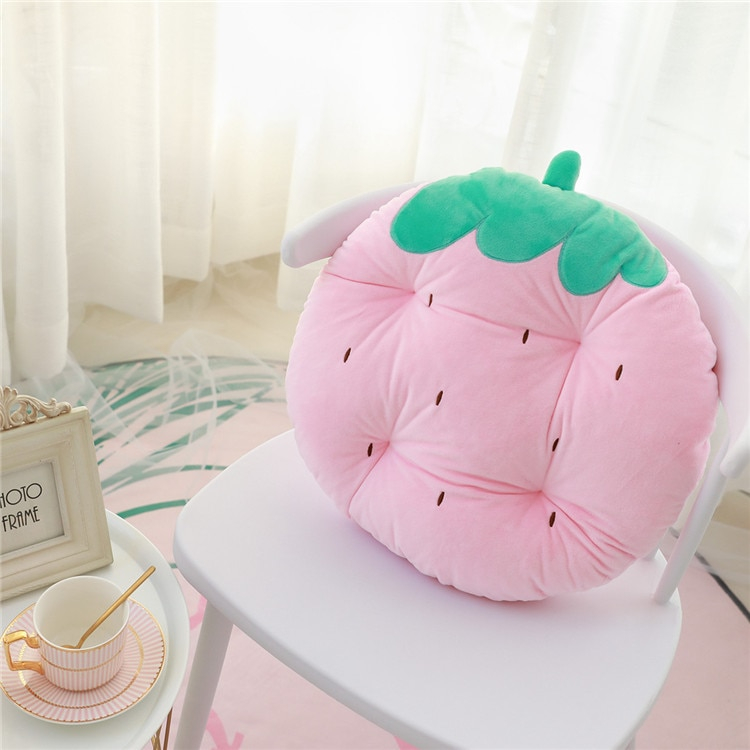 Foto 2 pulgar | Almohada De Felpa Con Dibujos Animados De Fresa, Sandía Y Piña, 45 Cm - Venta Internacional.