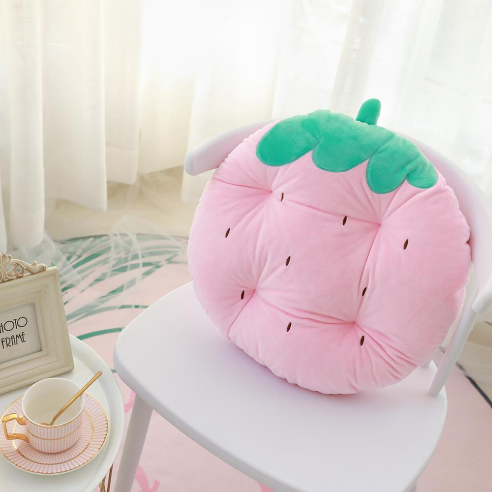 Foto 5 pulgar | Almohada De Felpa Con Dibujos Animados De Fresa, Sandía Y Piña, 45 Cm - Venta Internacional.