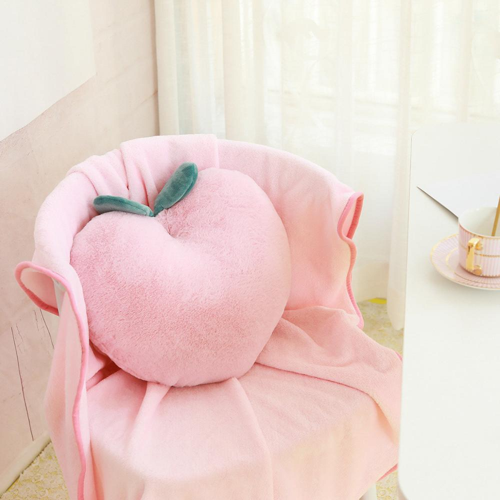 Peluche De Piel Sintética Con Forma De Conejo, Color Rosa Melocotón, 40 X 35 Cm - Venta Internacional.
