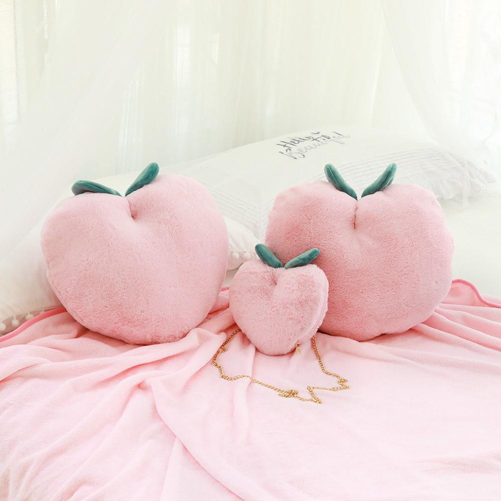 Foto 3 pulgar | Peluche De Piel Sintética Con Forma De Conejo, Color Rosa Melocotón, 40 X 35 Cm - Venta Internacional.