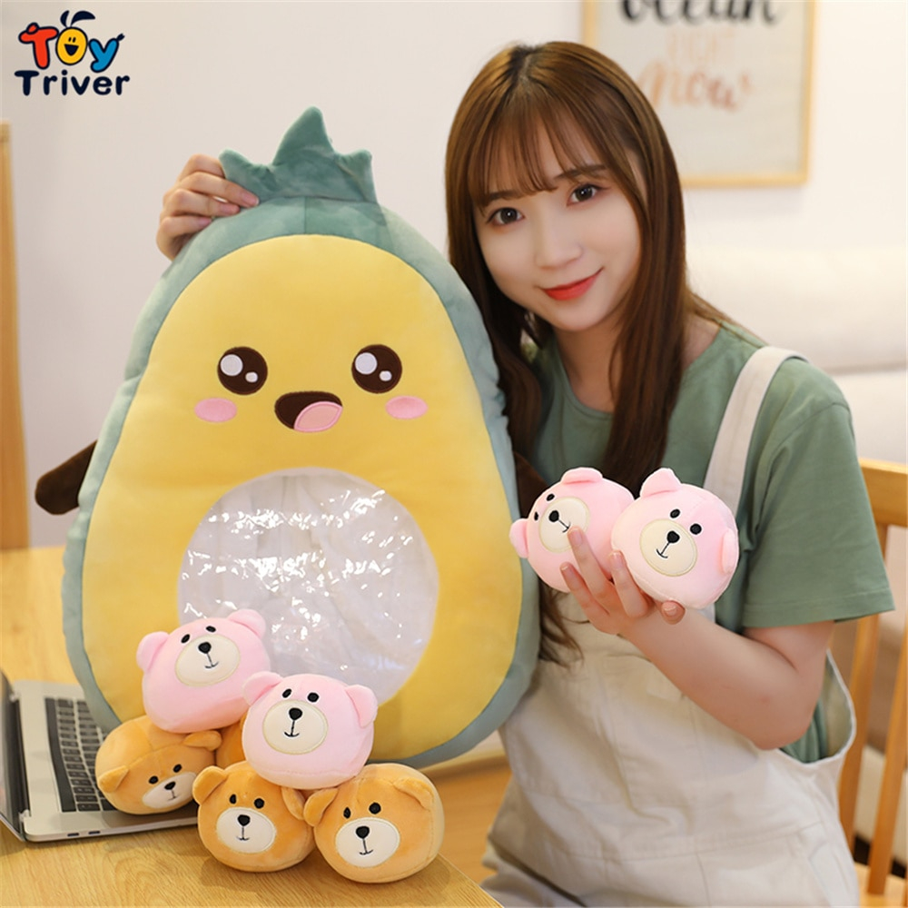 Foto 5 pulgar | Muñeca De Peluche Triver Kawaii, Fresa, Plátano, Aguacate - Venta Internacional.