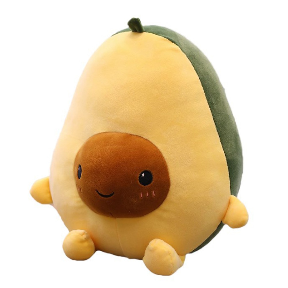 Peluche Aukuk Cute Fruit Aguacate, 30 Cm, Para Bebés Y Niños - Venta Internacional.