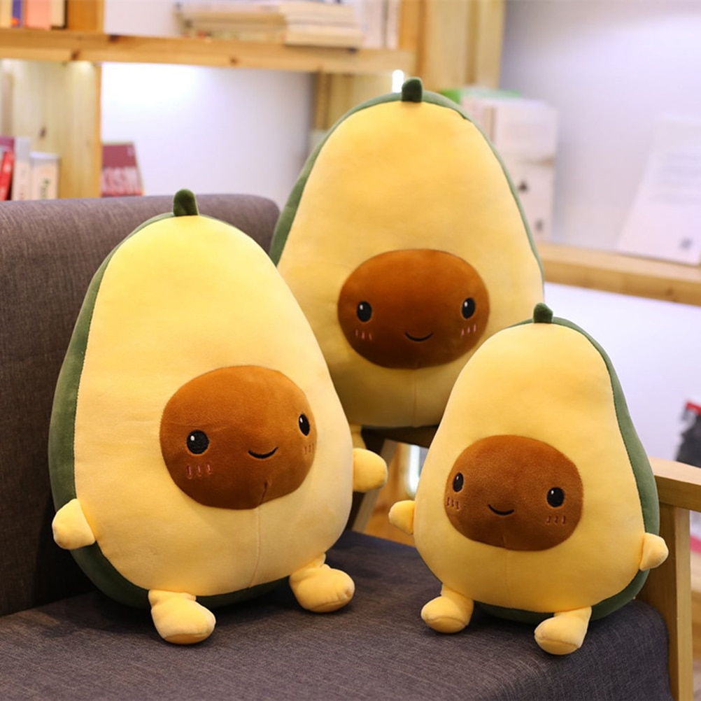 Foto 6 pulgar | Peluche Aukuk Cute Fruit Aguacate, 30 Cm, Para Bebés Y Niños - Venta Internacional.