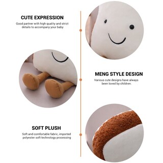 Foto 4 | Almohada De Peluche 3d Con Simulación De Dibujos Animados - Venta Internacional.