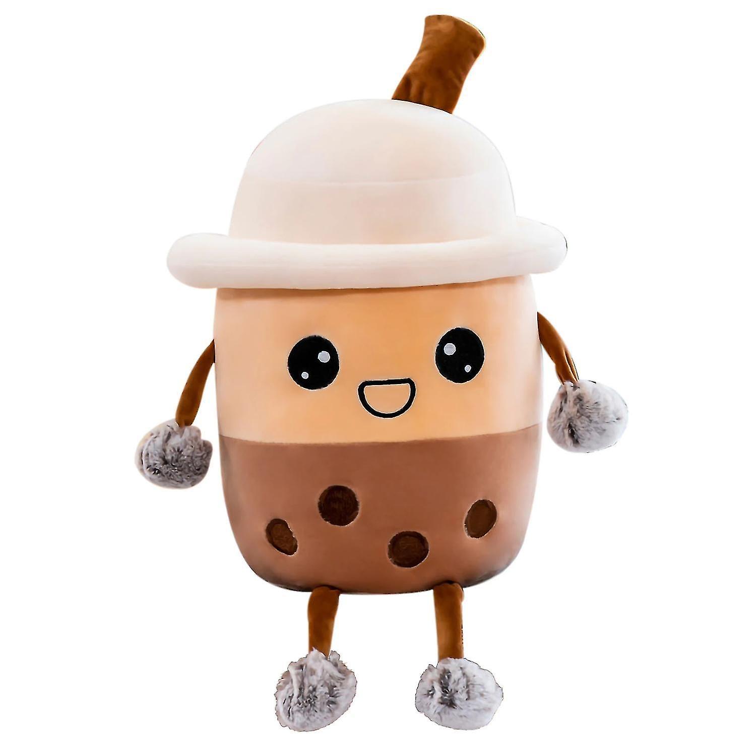 Almohada De Peluche Con Forma De Té Lácteo Con Perlas, 40 Cm - Venta Internacional.