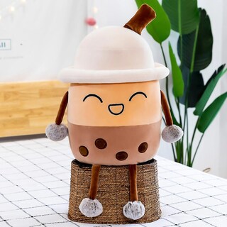 Foto 4 | Almohada De Peluche Con Forma De Té Lácteo Con Perlas, 40 Cm - Venta Internacional.