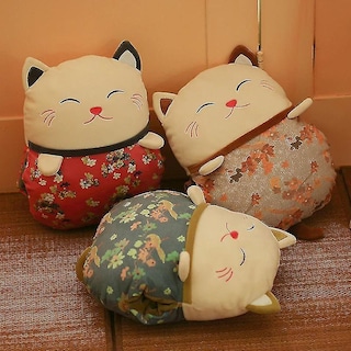 Foto 4 | Cojín De Sofá Con Forma De Gato De Estilo Chino Plush Doll - Venta Internacional.