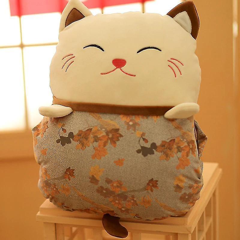 Cojín De Sofá Con Forma De Gato De Estilo Chino Plush Doll - Venta Internacional.