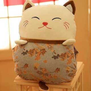 Foto 1 | Cojín De Sofá Con Forma De Gato De Estilo Chino Plush Doll - Venta Internacional.
