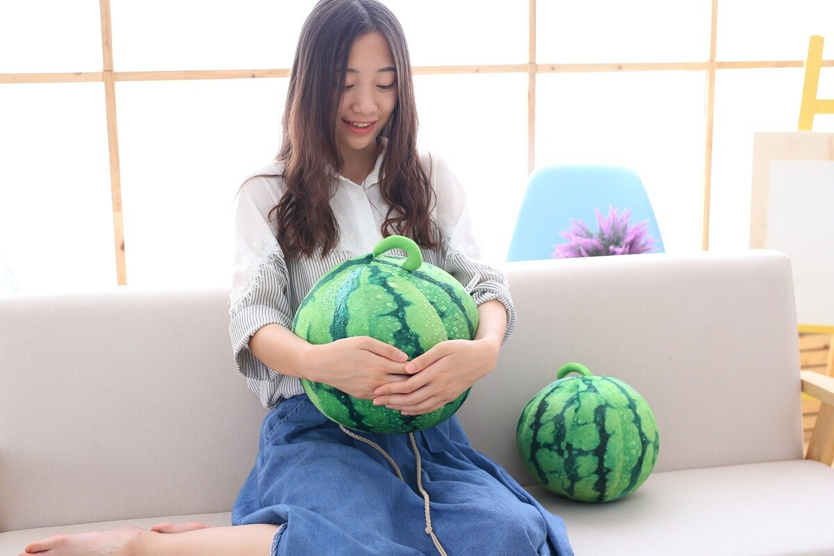 Foto 4 pulgar | Juguete De Peluche Con Sandía Y Fruta Yokai Pet Nbaed, 25 Cm Y 30 Cm - Venta Internacional.