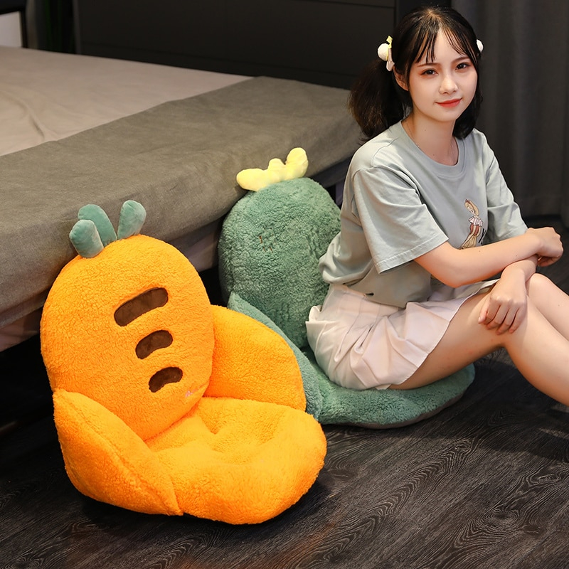 Foto 5 | Cojín De Felpa Con Forma De Zanahoria, Cactus, Fresa, 60 Cm - Venta Internacional.