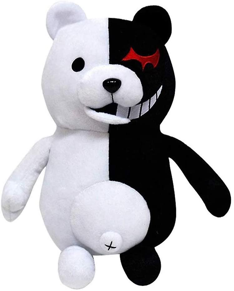 Foto 2 pulgar | Muñeco De Peluche Monocuma Bear Para Niños, Negro Y Blanco, 25 Cm - Venta Internacional.