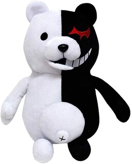 Foto 1 | Muñeco De Peluche Monocuma Bear Para Niños, Negro Y Blanco, 25 Cm - Venta Internacional.