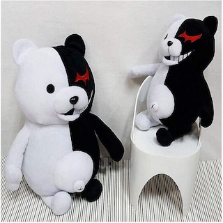 Foto 3 | Muñeco De Peluche Monocuma Bear Para Niños, Negro Y Blanco, 25 Cm - Venta Internacional.