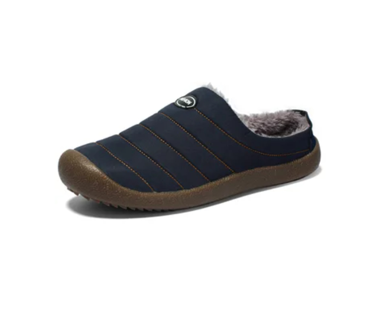 Foto 3 | Zapatillas De Felpa Azul Para Hombre Y Mujer - Venta Internacional.
