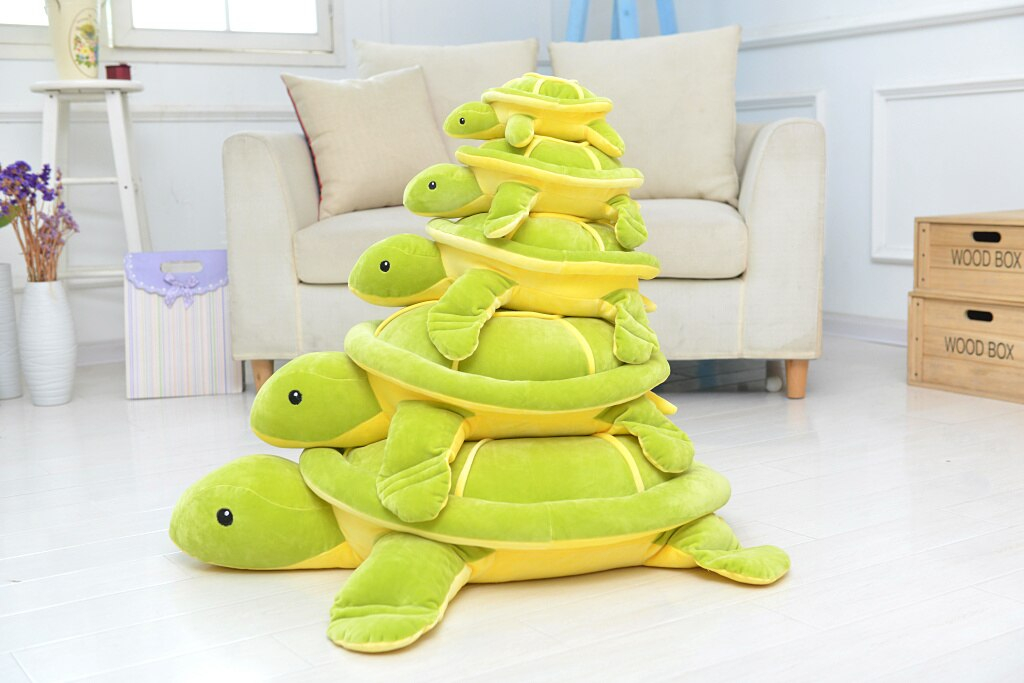 Foto 5 pulgar | Peluche De Peluche Con Forma De Tortuga, De 30 A 40 Cm, Para Niños De 2 Años O Más - Venta Internacional.