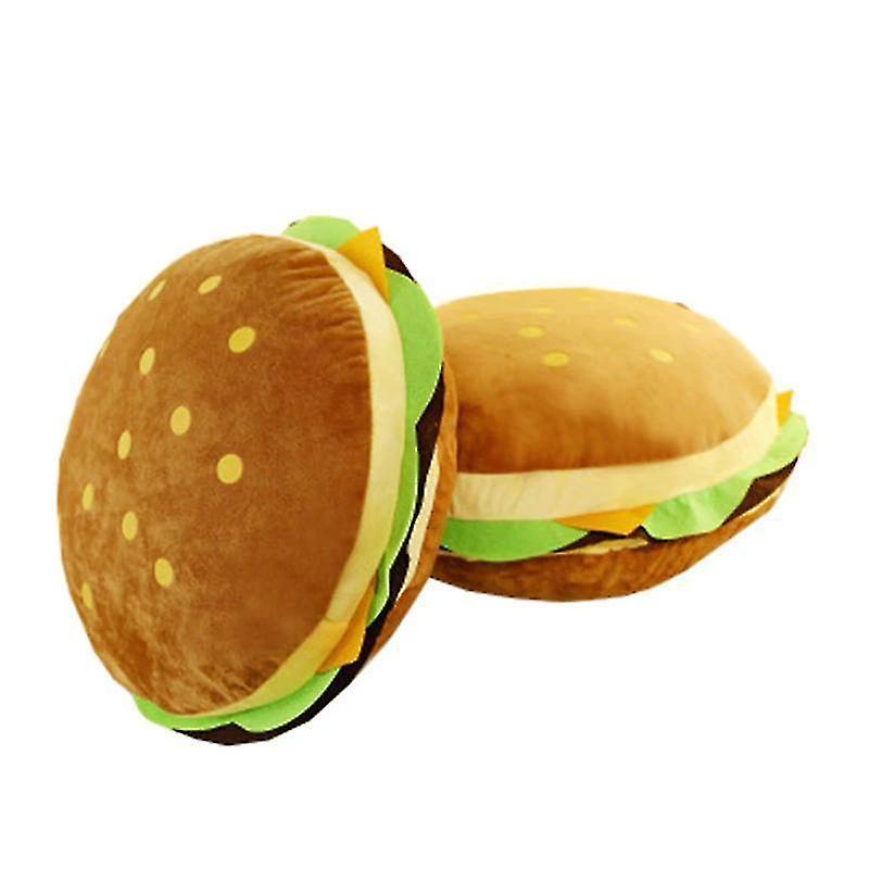 Foto 3 pulgar | Cojín De Peluche Para Hamburguesas, 30 Cm, Suave Y Esponjoso - Venta Internacional.
