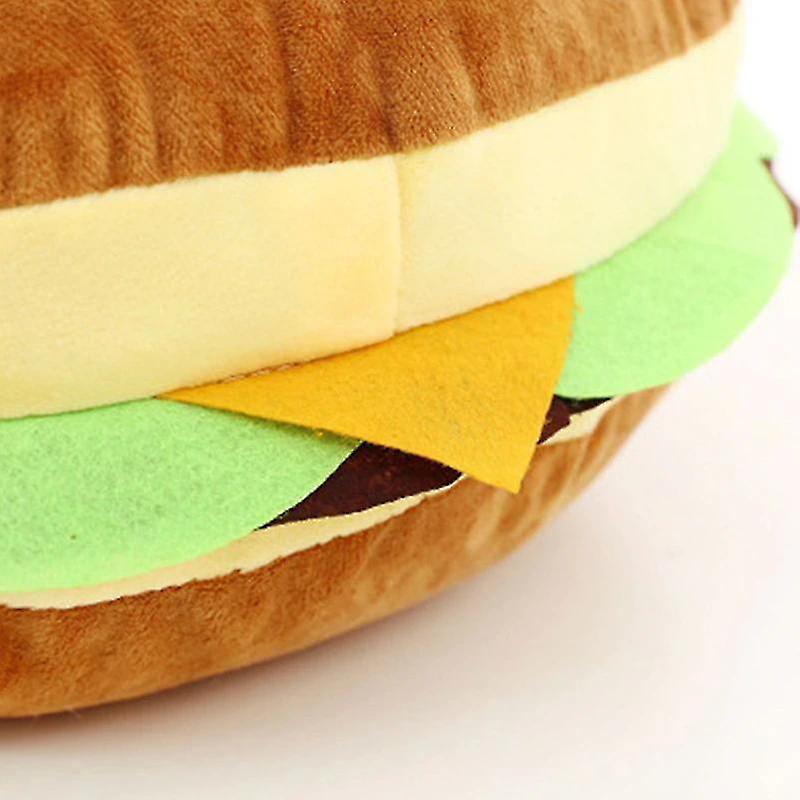 Foto 4 pulgar | Cojín De Peluche Para Hamburguesas, 30 Cm, Suave Y Esponjoso - Venta Internacional.