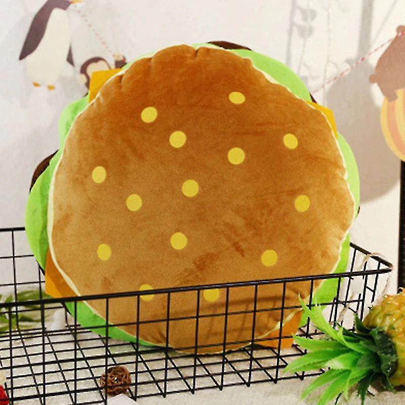 Foto 6 pulgar | Cojín De Peluche Para Hamburguesas, 30 Cm, Suave Y Esponjoso - Venta Internacional.