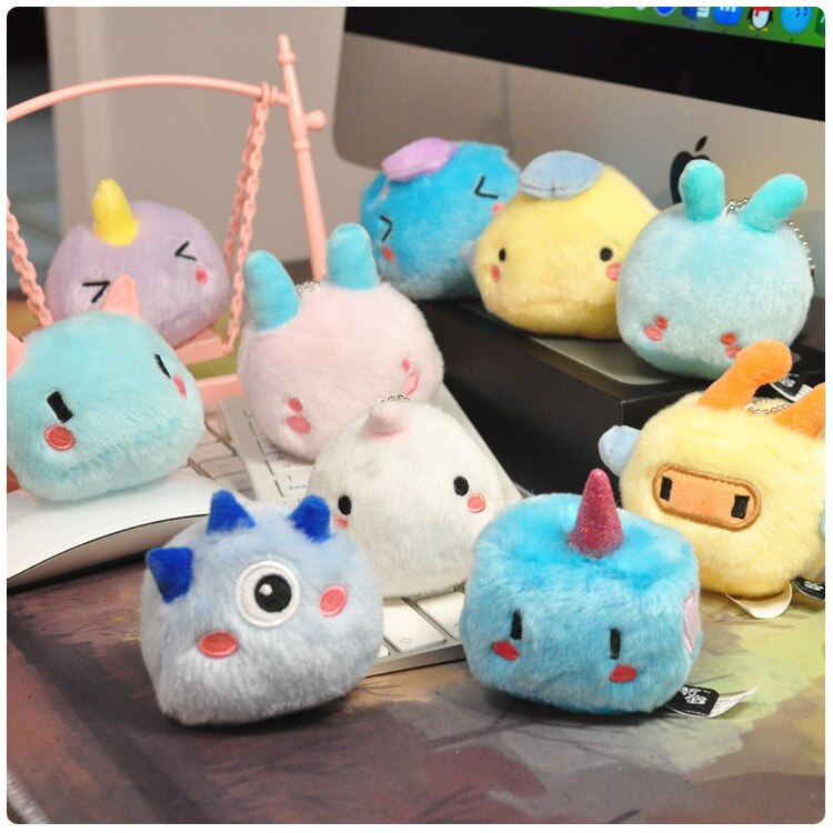 Foto 4 pulgar | Colgante De Peluche Creative Geometric Monster Unicorn Kawaii - Venta Internacional.